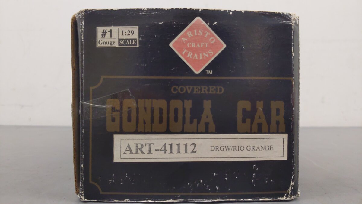 Aristo-Craft 41112 Rio Grande Covered Gondola/Box