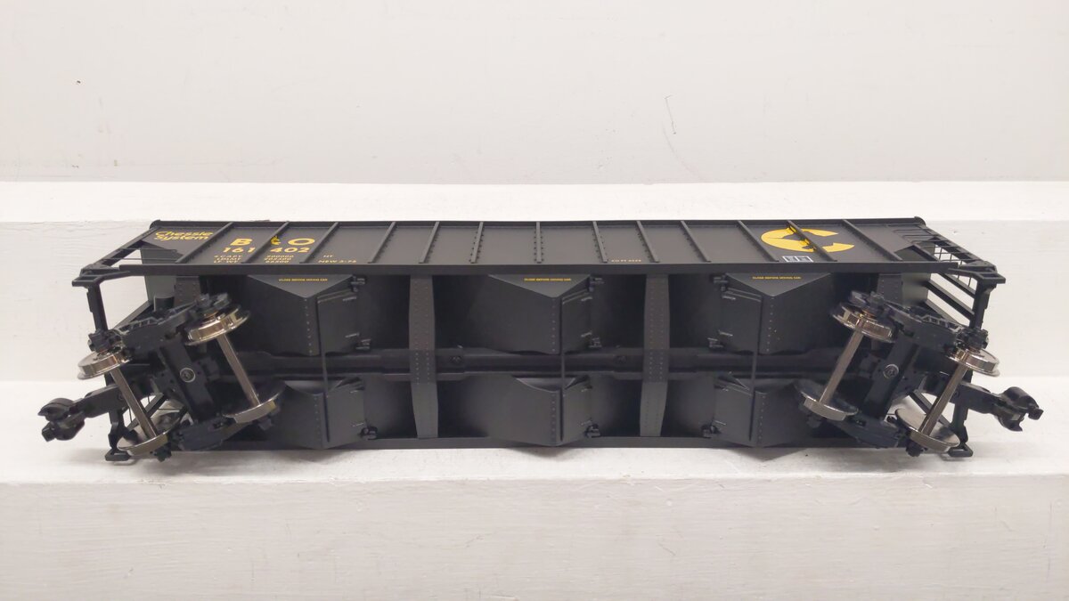 Aristo-Craft 41401 B&O 3 Bay 100K Coal Hopper #161402 (Metal Wheels) EX/Box