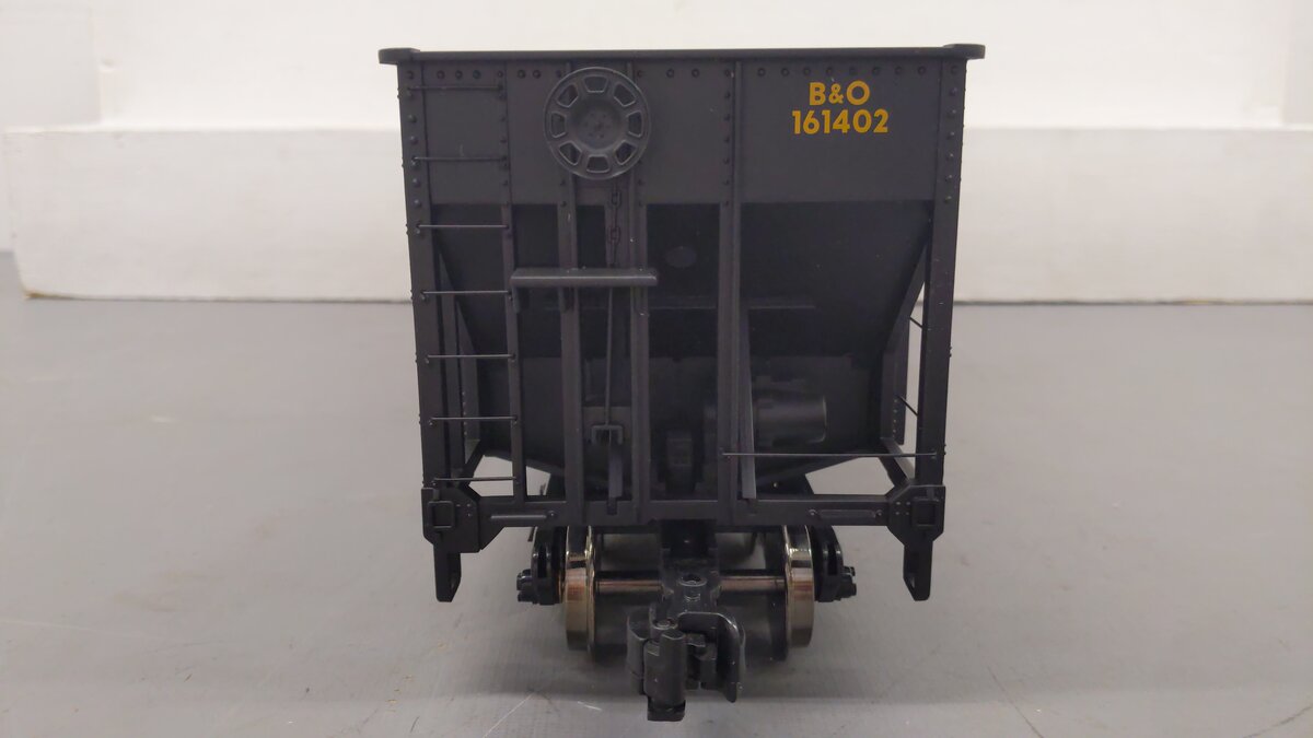 Aristo-Craft 41401 B&O 3 Bay 100K Coal Hopper #161402 (Metal Wheels) EX/Box