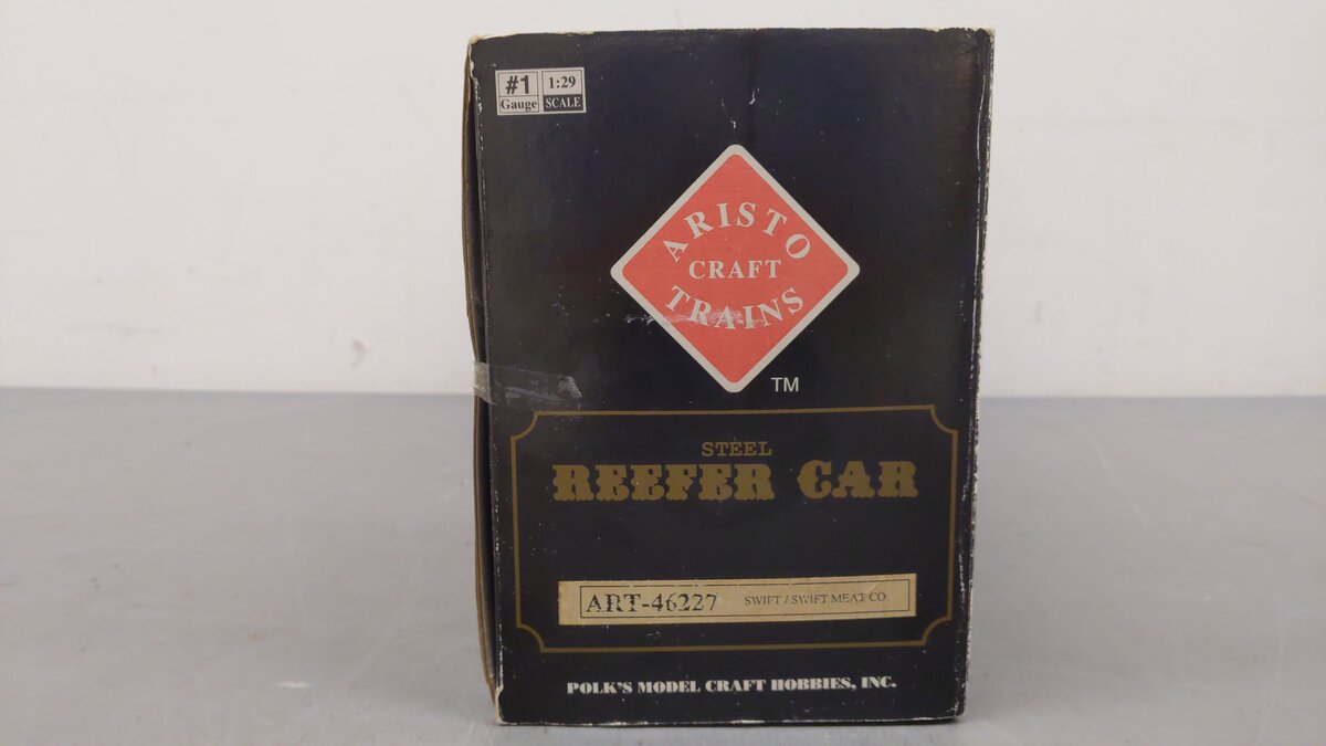 Aristo-Craft 46227 G Scale Swift Steel Reefer Car EX/Box