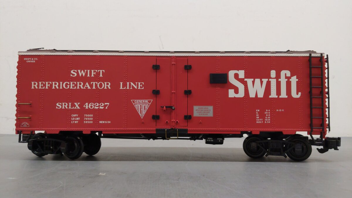 Aristo-Craft 46227 G Scale Swift Steel Reefer Car EX/Box