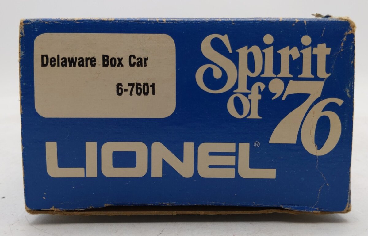 Lionel 6-7601 O Gauge State of Delaware Boxcar EX/Box