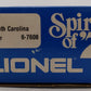 Lionel 6-7608 O Gauge State of South Carolina Boxcar #7608 EX/Box
