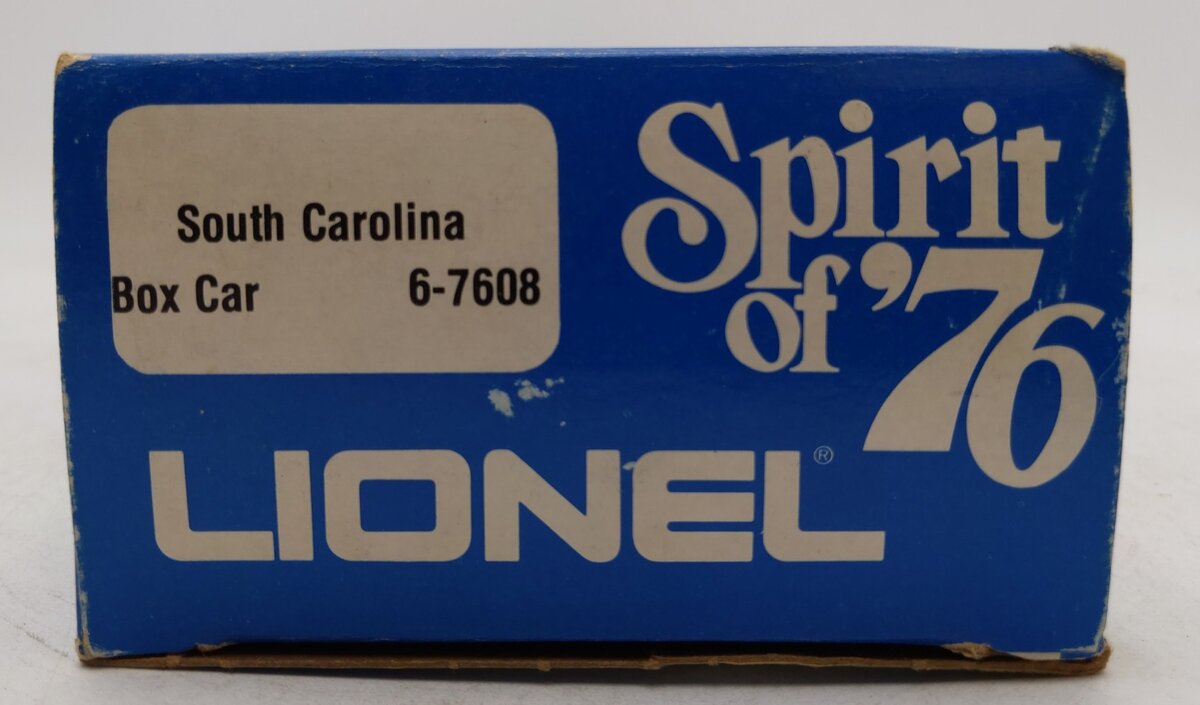 Lionel 6-7608 O Gauge State of South Carolina Boxcar #7608 EX/Box