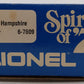 Lionel 6-7609 O Gauge State of New Hampshire Boxcar #7609 EX/Box