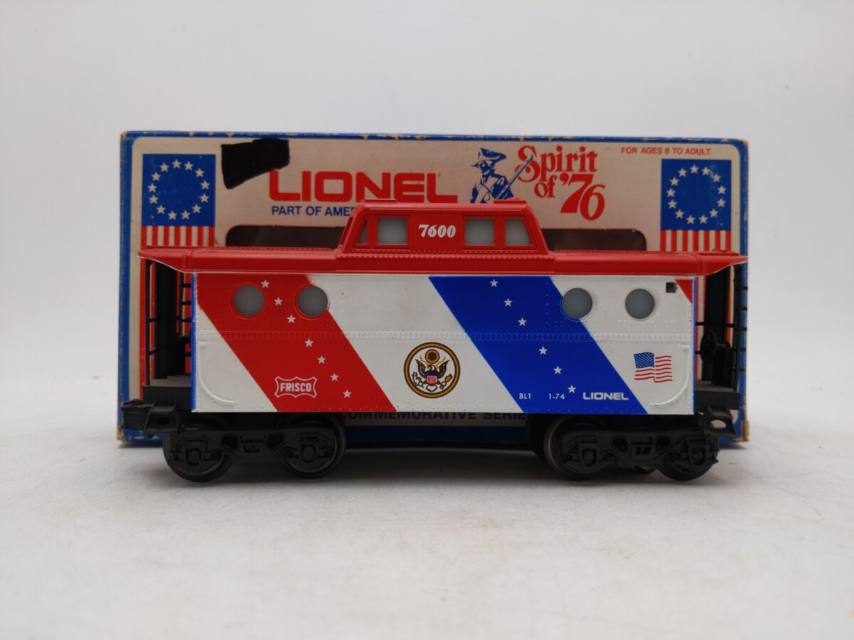 Lionel 6-7600 O Gauge Spirit of 76 N5C Porthole Lighted Caboose #7600 EX/Box
