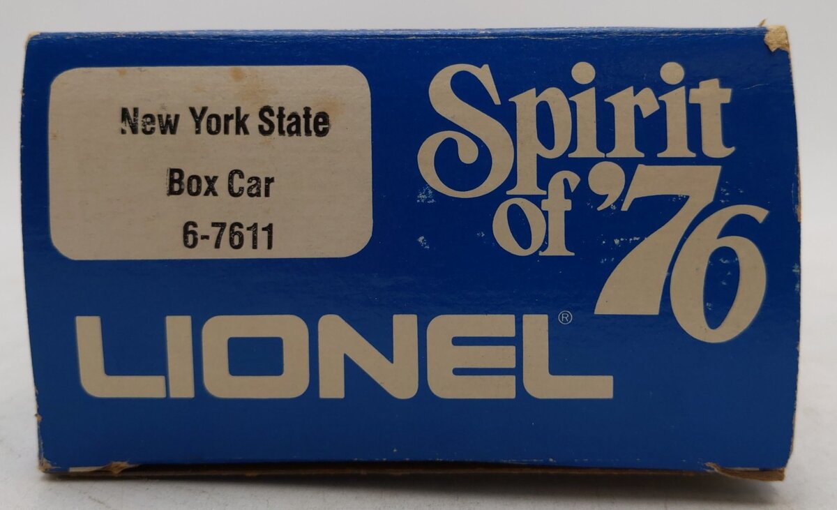Lionel 6-7611 O Gauge State of New York Boxcar #7611 EX/Box