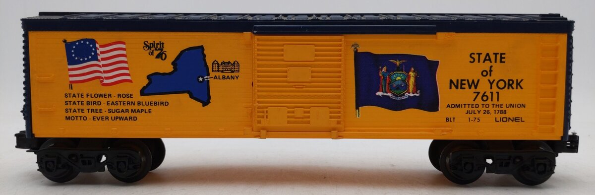 Lionel 6-7611 O Gauge State of New York Boxcar #7611 EX/Box