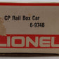 Lionel 6-9748 O Gauge CP Rail Blue Boxcar #9748 EX/Box