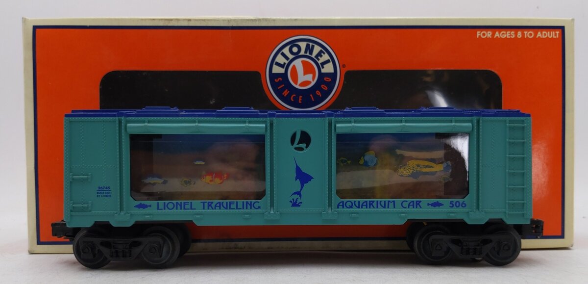 Lionel 6-26745 O Operating Aquarium Car LN/Box