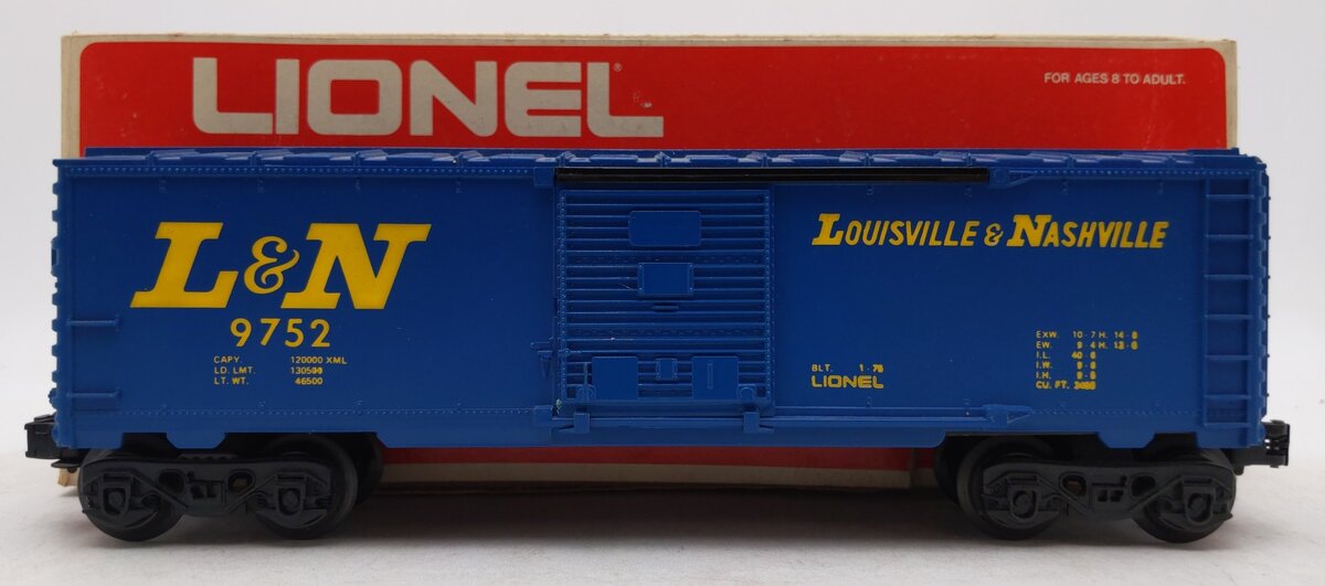 Lionel 6-9752 O Gauge Louisville and Nashville Boxcar EX/Box