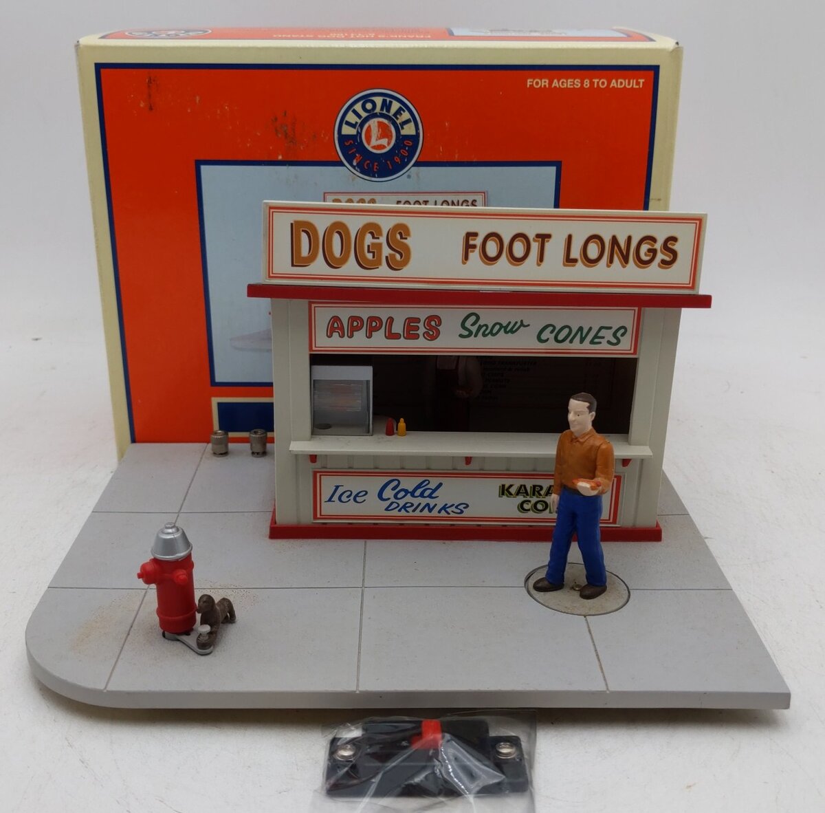 Lionel 6-14160 O Animated Frank's Hot Dog Stand EX/Box