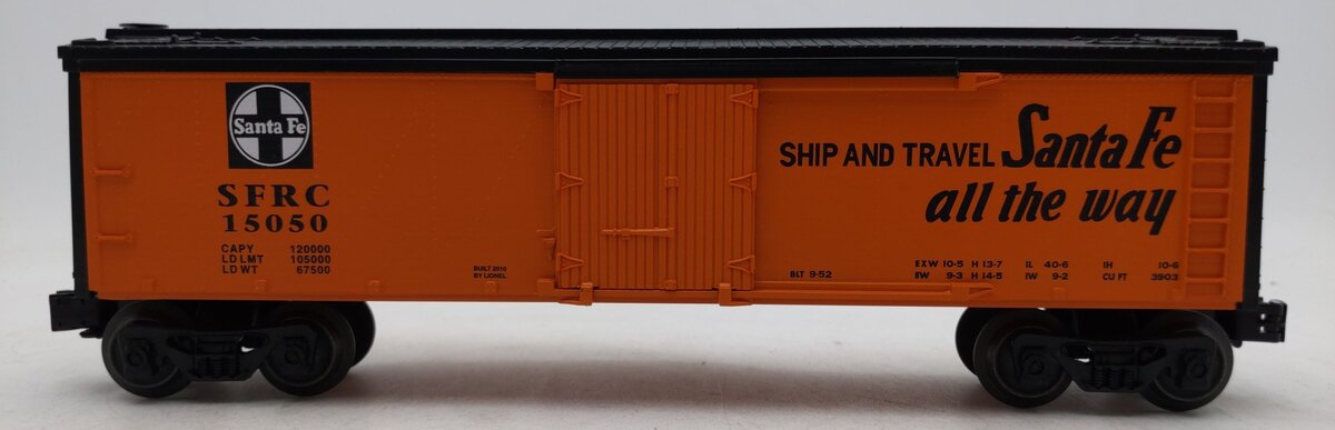 Lionel 6-15050 O Atchison Topeka Santa Fe Boxcar EX