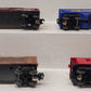 K-Line/Lionel O Gauge Assorted Freight Cars- #6113/9755/6216/7515 [4] EX