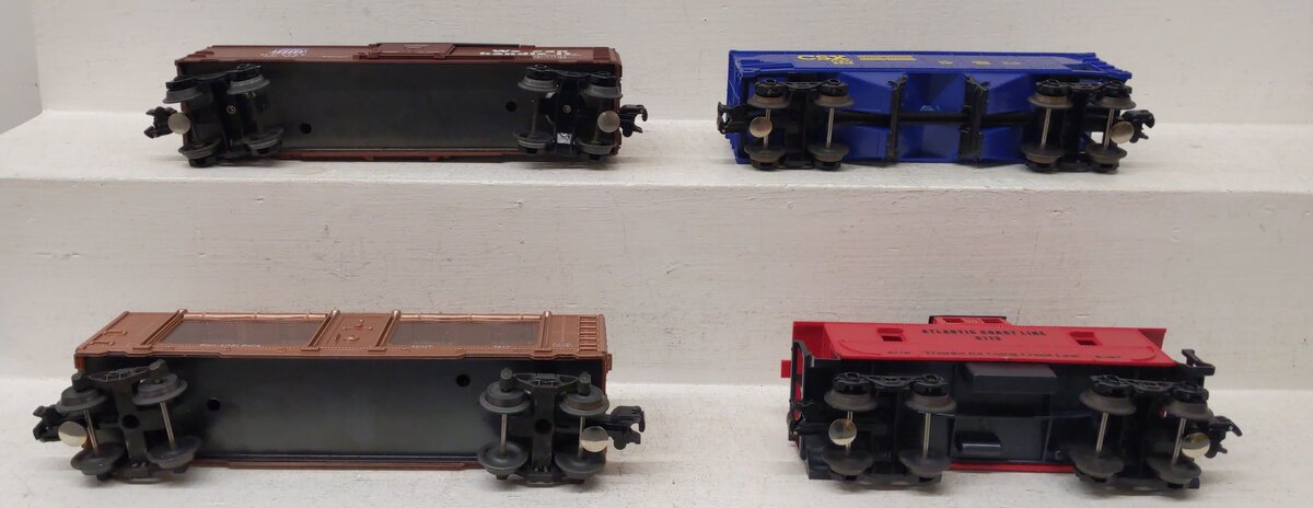 K-Line/Lionel O Gauge Assorted Freight Cars- #6113/9755/6216/7515 [4] EX