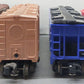 K-Line/Lionel O Gauge Assorted Freight Cars- #6113/9755/6216/7515 [4] EX