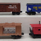 K-Line/Lionel O Gauge Assorted Freight Cars- #6113/9755/6216/7515 [4] EX