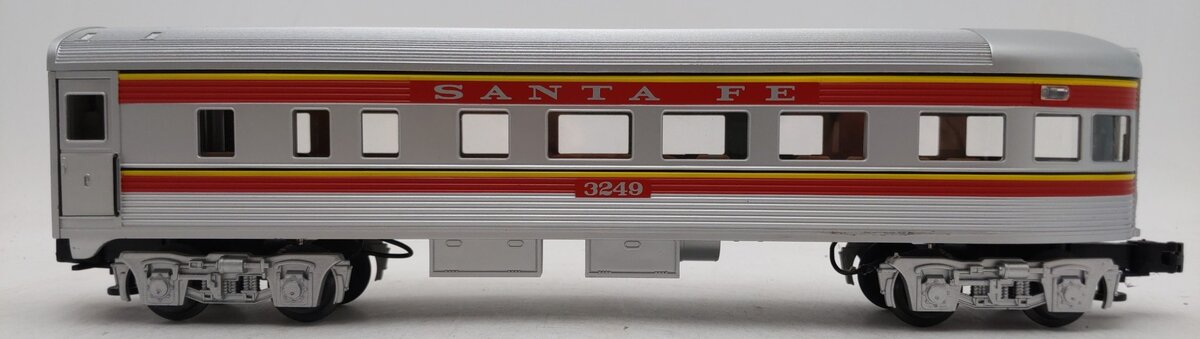 Lionel 6-29094 O Gauge Santa Fe Streamlined Observation Car #3249 EX