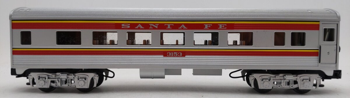 Lionel 6-29093 O Gauge Santa Fe Streamlined Coach Car #3153 EX