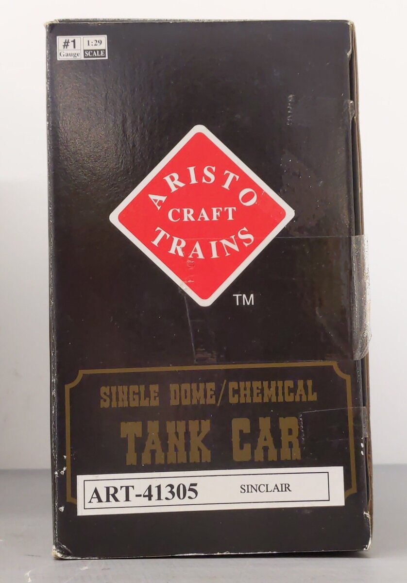 Aristo-Craft 41305 G Scale Sinclair Single Dome Tank Car VG/Box