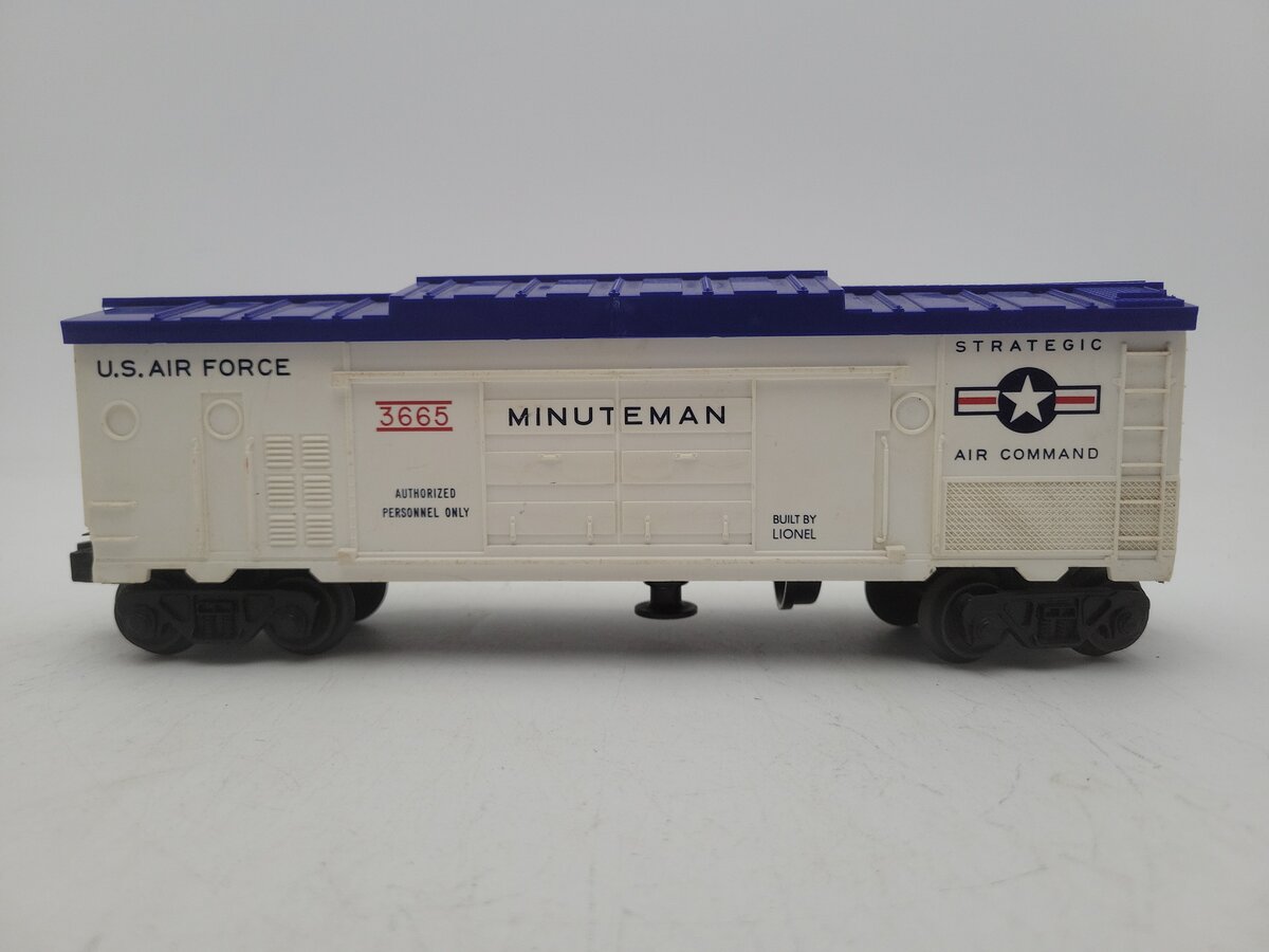 Lionel 3665 Vintage O Gauge US Air Force Minuteman Missile Launching Car EX