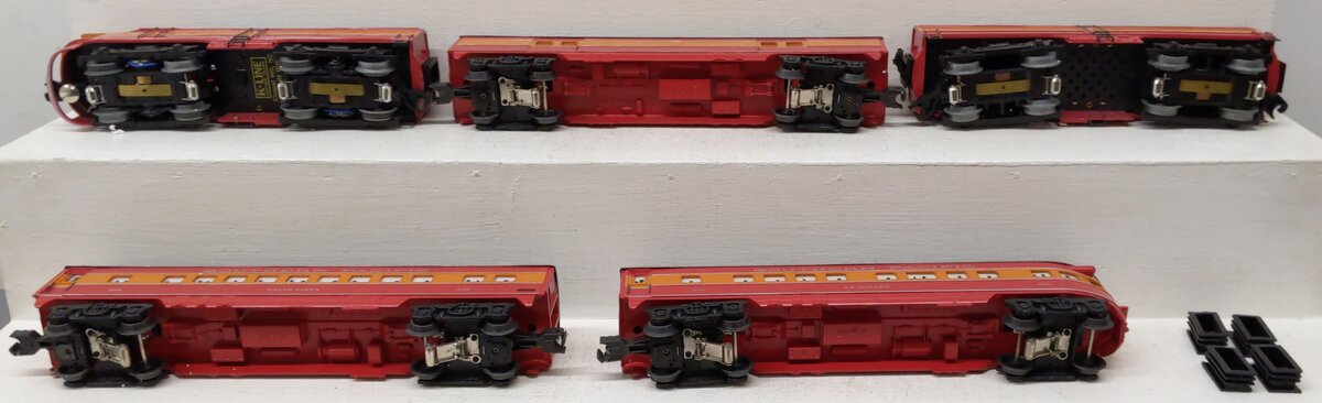 K-Line K1602 O Gauge Southern Pacific Daylight Diesel Passenger Train Set EX/Box