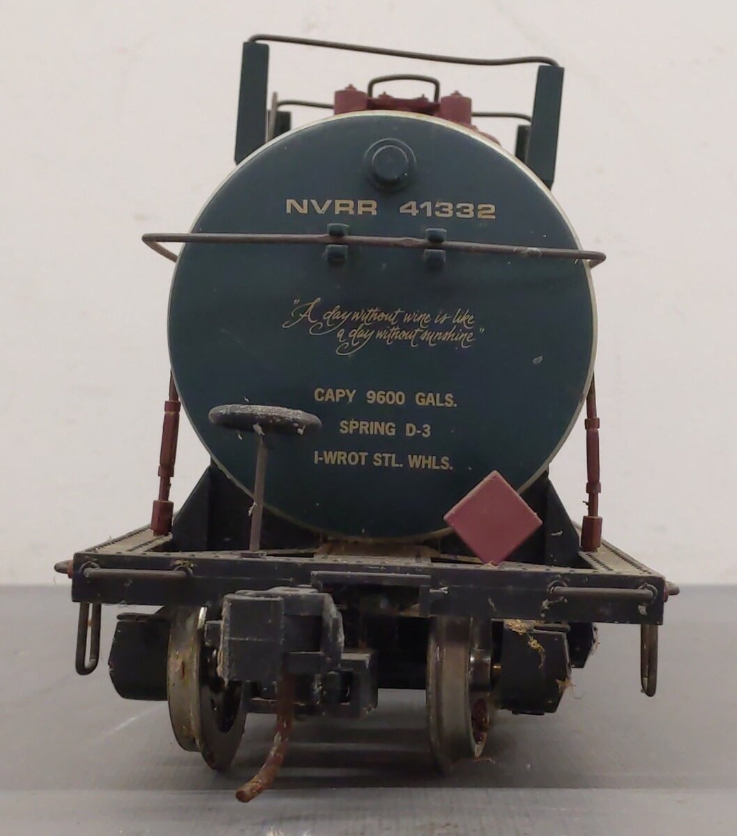Aristo-Craft 41332 G Scale Napa Valley Railroad Co. Tank Car #41332 VG/Box