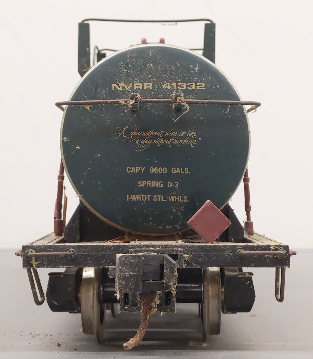 Aristo-Craft 41332 G Scale Napa Valley Railroad Co. Tank Car #41332 VG/Box
