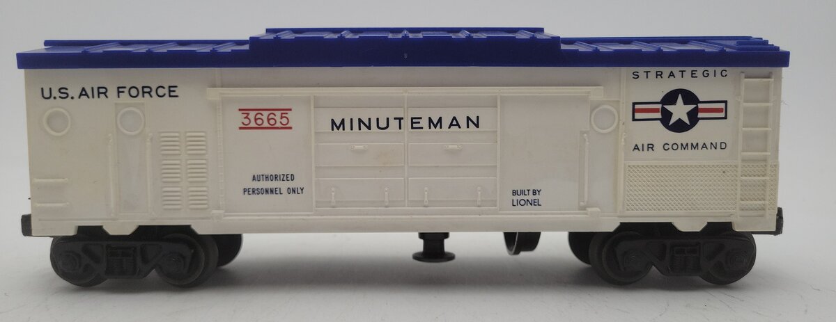 Lionel 3665 Vintage O Gauge US Air Force Minuteman Missile Launching Car VG