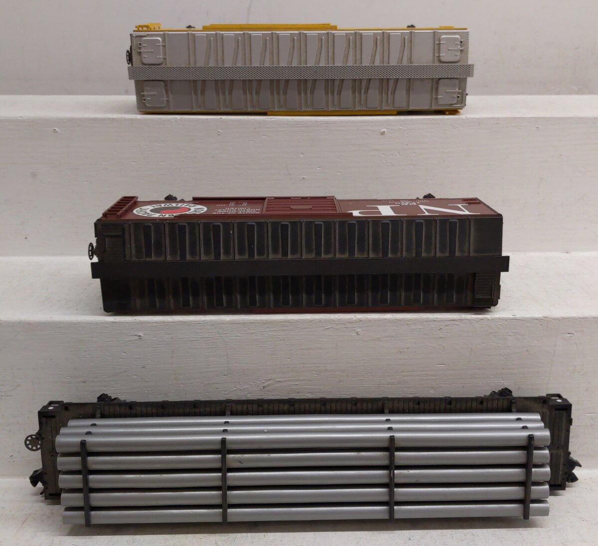 MTH 20-90007 O Burlington Northern Merger SeriesT Freight Car Set (Set of 3) EX/Box