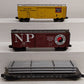 MTH 20-90007 O Burlington Northern Merger SeriesT Freight Car Set (Set of 3) EX/Box