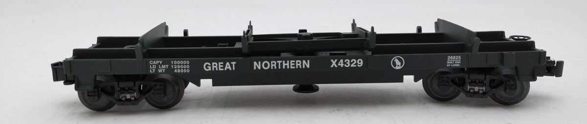 Lionel 6-26825 O Gauge Great Northern Operating Log Dump Car #4329 LN/Box