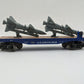 Menards 279-4490 O Scale US Airforce Flatcar w/ 2 Rockets #4121 EX