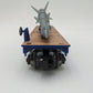 Menards 279-4490 O Scale US Airforce Flatcar w/ 2 Rockets #4121 EX