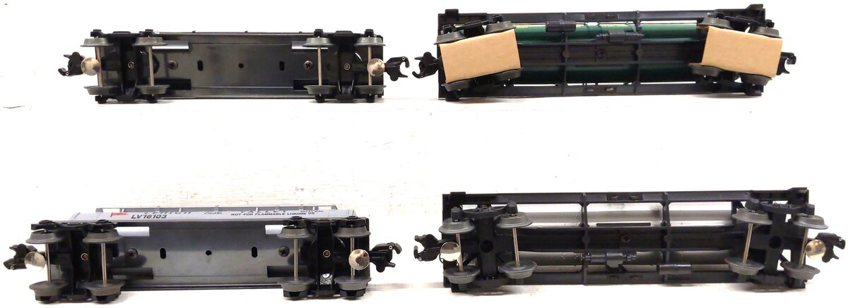 Lionel O Gauge Tank Cars: 16103, 16105, 16107, 16115 [4] LN/Box
