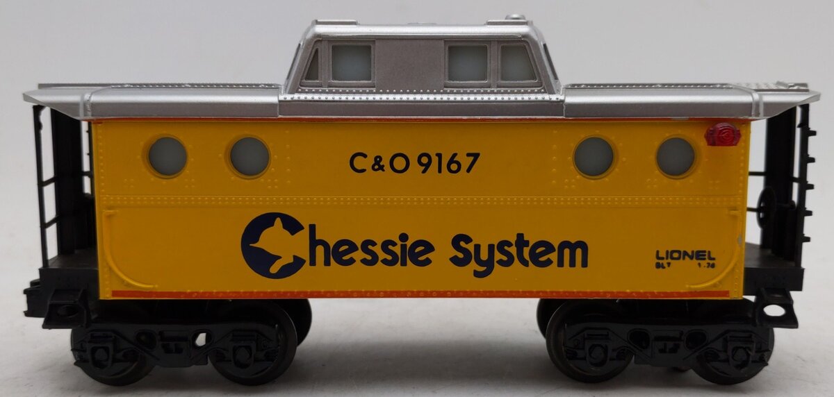 Lionel 6-9167 O-Gauge Chessie System N5C Illuminated Caboose #9167 EX