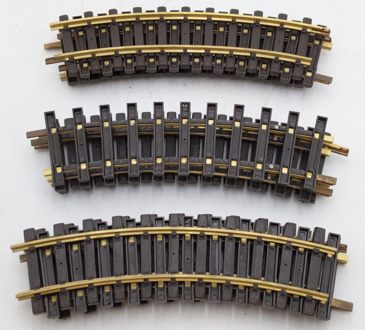 Aristo-Craft 11100 G Gauge Euro Brass 4 Ft. Diameter Curved Track (12) VG/Box