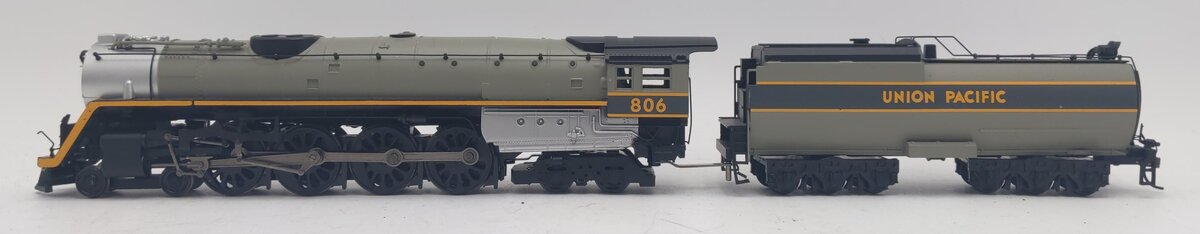 Bachmann 806 HO Union Pacific 4-8-4 Overland Steam Locomotive & Tender #806 EX