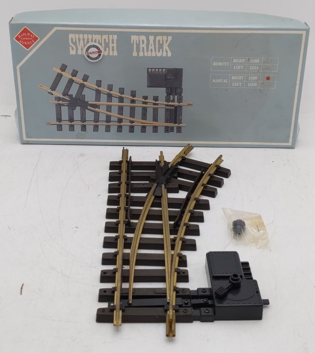 Aristo-Craft 11200 G Euro Brass Right Hand Manual Switch Turnout EX/Box