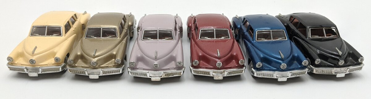 Solido 1:43 Diecast 1948 Tucker Cars (6) VG