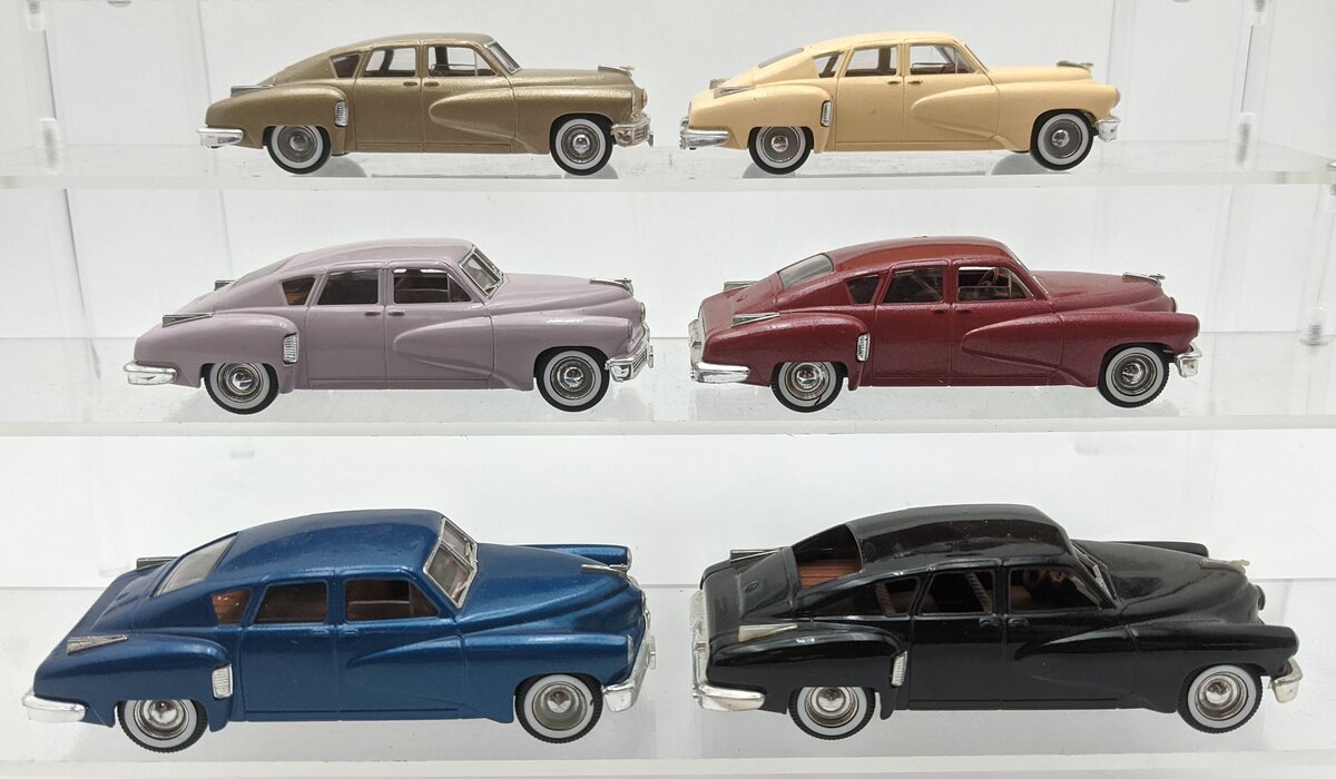 Solido 1:43 Diecast 1948 Tucker Cars (6) VG