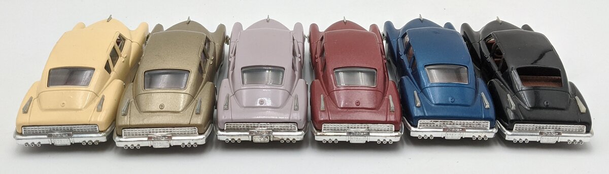 Solido 1:43 Diecast 1948 Tucker Cars (6) VG