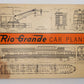 Rio Grande Car Plans Paperback Book By Robert J. Wayner