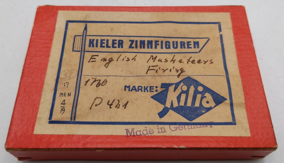 Kieler Zinnfiguren British Flat Lead Figures [38] EX/Box