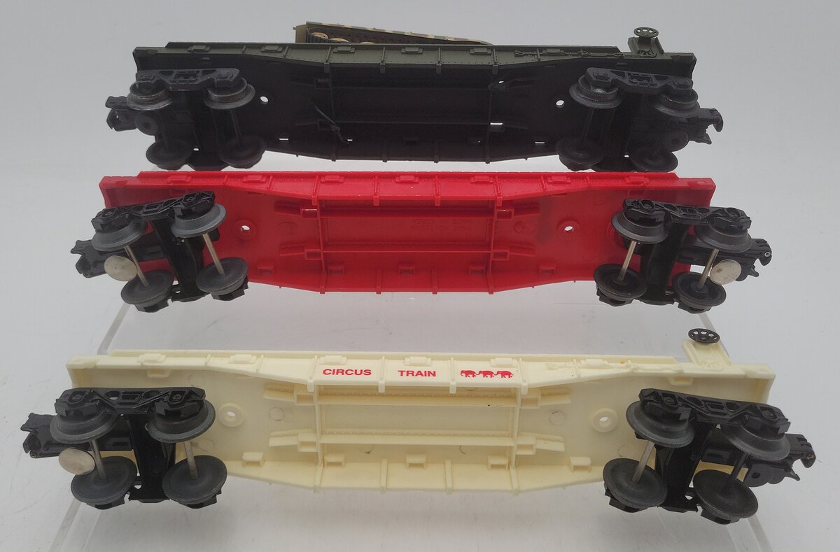 O Gauge Assorted Flatcars [3] VG
