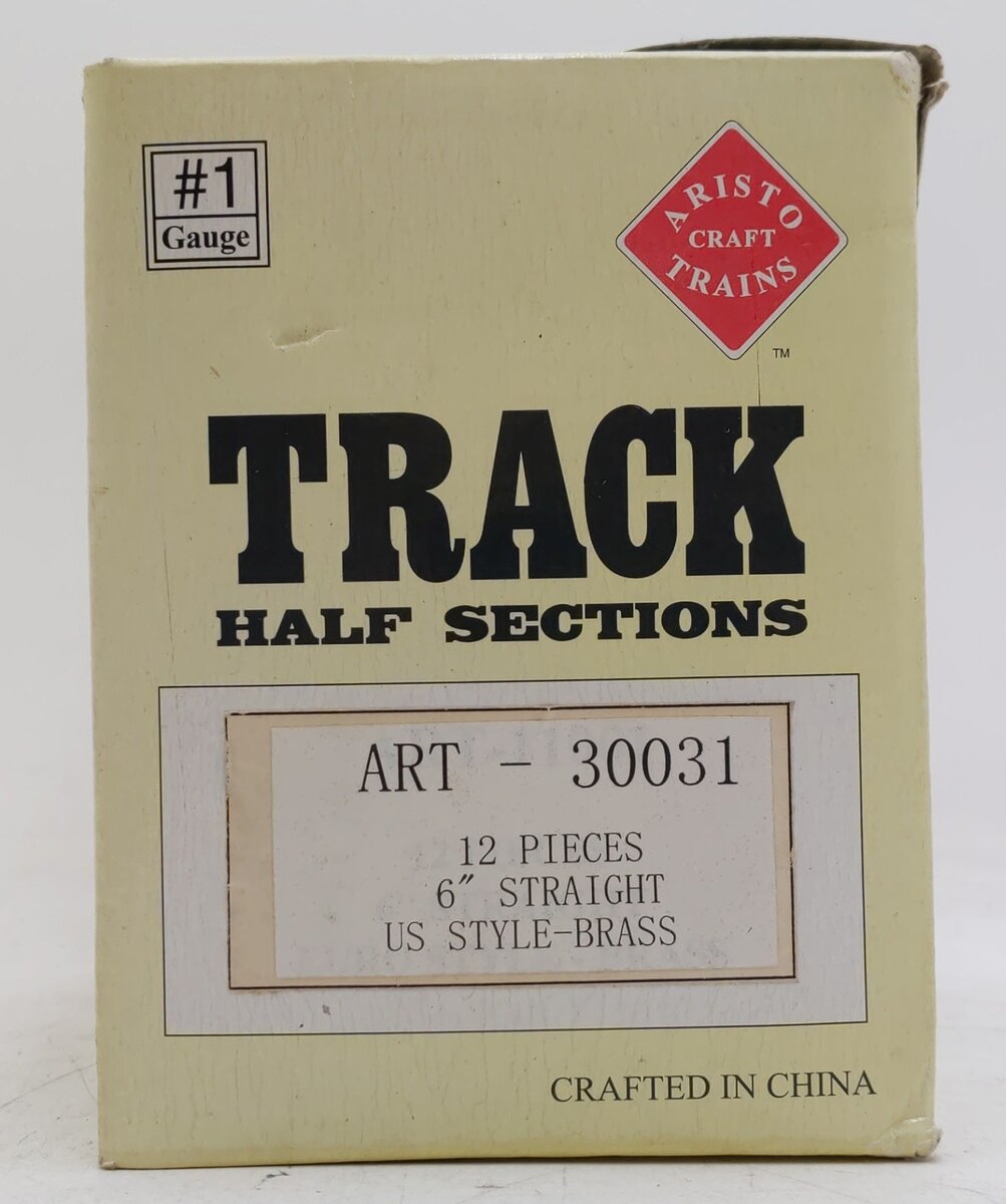 Aristo-Craft 30031 US Style 1/2 Straight Track (7) EX/Box
