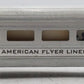 American Flyer 661 Vintage S Gauge Chrome Pullman Passenger Car VG