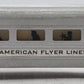 American Flyer 661 Vintage S Gauge Chrome Pullman Passenger Car VG