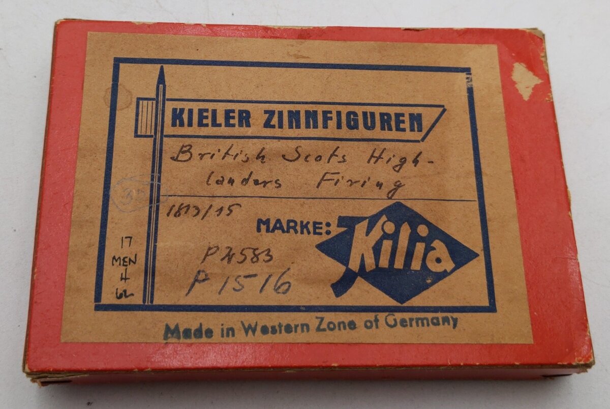 Kieler Zinnfiguren British Flat Lead Figures [35] VG/Box