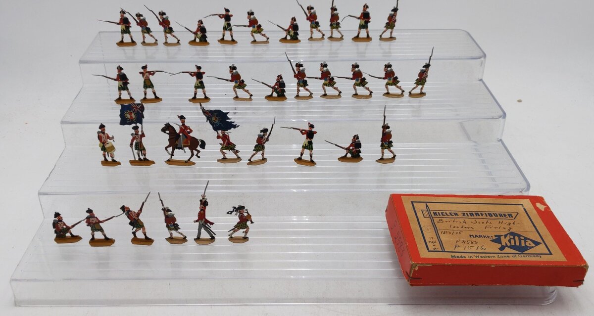 Kieler Zinnfiguren British Flat Lead Figures [35] VG/Box